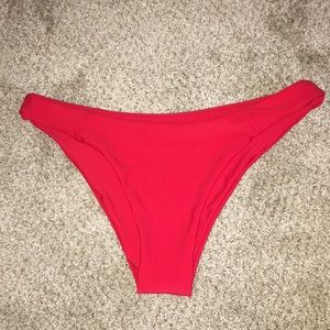Red bikini bottoms from SHEIN